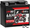 Langzeit Gel Motorradbatterie YTZ7S 6Ah 12V Produktbild-Vorschau 1