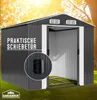 GARDEBRUK® XXXL Metall Gerätehaus 8m² mit Fundament Produktbild-Vorschau 5