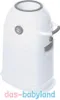 A white diaper pail with gray accents is shown against a white background. Produktbild-Vorschau