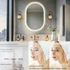 Lustro do łazienki LED WISFOR, owalny, 60x90 cm, z Podgląd zdjęcia produktu 4