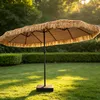 COSTWAY Dubbele parasol met standaard, 450x260 cm, Productafbeelding-voorbeeld 10