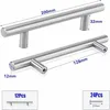 12 Stück Schrankgriffe Silber, Möbelgriffe 128mm Silberne T Produktbild-Vorschau 2