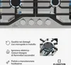 Klarstein Turbocast Plaque De Cuisson Gaz, 4 Brûleurs, Inox Voir les images du produit 3