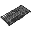 A black laptop battery pack is shown from a diagonal angle on a white background. Produktbild-Vorschau