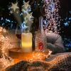 LED-Wachskerze mit Sternenprojektion, batteriebetrieben mit Produktbild-Vorschau 1