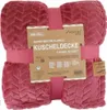 beerenfarbende Kuscheldecke Produktbild-Vorschau