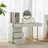 Coiffeuse Flieks avec miroir à LED, commode à maquillage à Voir les images du produit 2