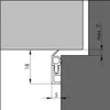 Guida di tenuta Ellen PTS-AR L.2100mm L.5mm Ku.blk bianco Anteprima dell’immagine prodotto 2