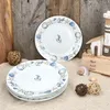 Neptun zestaw 6 morskich talerzyków deserowych porcelana 6 Podgląd zdjęcia produktu 2