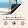KitchenYeah© Herdabdeckplatte Palme - Boot - Strand , Produktbild-Vorschau 5