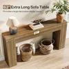 Consolle Tribesigns, tavolino stretto da 160 cm in stile Anteprima dell’immagine prodotto 5