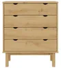 Comodino a cassetti vidaXL OTTA 76,5x39,5x90 cm in legno Anteprima dell’immagine prodotto 6