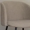 Milton & Oldbrook Bouclé Esszimmerstuhl Budapest Taupe - Produktbild-Vorschau 6