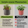 Pflanzsäcke 3 x 30 Liter + 3 x 60 Liter Set zooprinz | 260 Produktbild-Vorschau 4