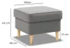Fußhocker für Sessel, Pouffe-Fußhocker, wohnzimmer Sitzpouf Produktbild-Vorschau 6