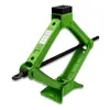 A green scissor jack is shown against a white background. Produktbild-Vorschau