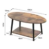 Couchtisch Wohnzimmertisch 100x53x45cm Farbe von Produktbild-Vorschau 7