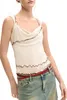 Beiges Damen-Tanktop mit U-Boot-Ausschnitt und Produktbild-Vorschau 5