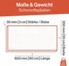 Schamotteplatte 600x300x30mm Produktbild-Vorschau 2
