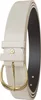 Damen Leder Gürtel 40mm Jeans Hosen Rindleder 30646 Beige Produktbild-Vorschau 2