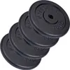 ScSPORTS® Hantelscheiben - Set, 40kg, 4x10 kg, Ø 30/31 mm, Produktbild-Vorschau 1