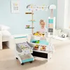 howa Einkaufswagen 'Funny' für Kinder aus Holz weiß / grau Produktbild-Vorschau 2