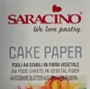 Cake Paper aus Pflanzenfasern 25 Blatt Format A4 - das Produktbild-Vorschau 1