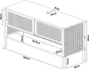 Waschbeckenunterschrank 'Hvaler' aus Bambus 60x100x45cm Produktbild-Vorschau 6