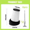 2 Stück Ersatzfilter für Grundig VCH9829 VCH9832 VCH9630 Produktbild-Vorschau 2