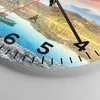 Wanduhr - Rund - Glasuhr - See Berge Wasser - 30x30cm - Produktbild-Vorschau 5