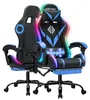 Hoffree Herná stolička, ergonomická, s masážnou funkciou (2 Náhľad obrázku produktu 1