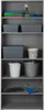 Schrank - Weiß - 70 x 185 x 40 cm - 5 Einlegeböden Produktbild-Vorschau 7