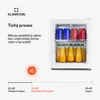 Klarstein Brooklyn 30, mini lednice, , skleněné dveře, LED, Náhled obrázku produktu 6
