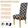 4 Pack Stretch Chair Covers Washable Seat Cover Chair Náhled obrázku produktu 9