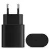 A black USB-C charger adapter and its USB-C port are shown against a white background. Produktbild-Vorschau