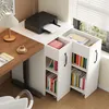Merax kleines Bücherregal mit Rollen, mobiles Standregal Produktbild-Vorschau 3