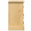 vidaXL Nachttisch Corona 35x32,5x58 cm Massivholz Kiefer Produktbild-Vorschau 5