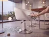 FineBuy Relaxsessel Weiß Loungesessel Kunstleder Produktbild-Vorschau 4