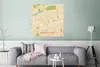 MuchoWow® Poster Bergkamen - Jahrgang - Karte - Stadtplan Produktbild-Vorschau 5