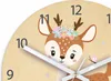 ModernClock, Wanduhr, Wanduhr für Kinder, Hirsch mit Produktbild-Vorschau 2