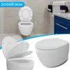 WC-Sitz mit Absenkautomatik O Form Toilettendeckel Produktbild-Vorschau 8