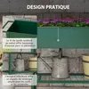 Outsunny Jardinière sur Pieds Potager dim. 109L x 44l x 80H Voir les images du produit 7