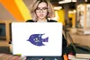 MuchoWow® Laptop Aufkleber Sticker Cover Fisch - Lila - Produktbild-Vorschau 5