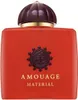 A product shot of a red perfume bottle with a brown cap. Podgląd zdjęcia produktu