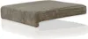 A taupe corduroy bench cushion with a ribbed texture is shown on a white background with a reflection. Anteprima dell’immagine prodotto