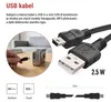 Nabíjecí a datový kabel USB-A 2.0 / mini USB-B 2.0, 2 m, černý Produktbild-Vorschau