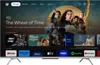A smart TV displaying a streaming service interface with various content recommendations and app icons. Anteprima dell’immagine prodotto