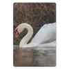 MuchoWow® Mauspad Mousepad Schwan - Wasser - Tiere - Vogel Produktbild-Vorschau 1