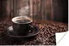 MuchoWow® Poster Kaffee - Heiß - Kaffeebohnen 60x40 cm - Produktbild-Vorschau 1
