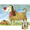 Marino Degano Dreieck Dog's Life Puzzle 1000 Teile Produktbild-Vorschau 4